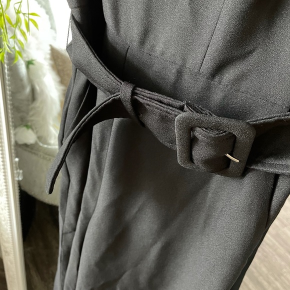 Banana Republic Sleeveless Black Jumpsuit Size 00 - Picture 4 of 7